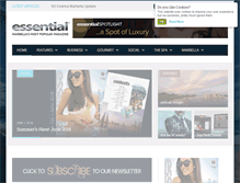 Tablet Screenshot of essentialmagazine.com